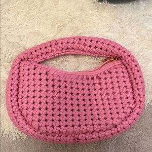 Sincerly jewels Pink Woven Shoulder Bag